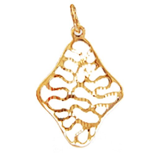 z3-063 Подвеска без вставок. Золото 585. 