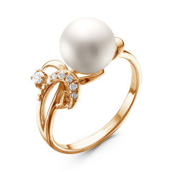 z1-9389 Кольцо с жемчугом. Золото 585.