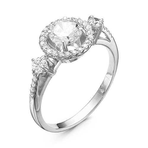 z1-9484 Кольцо с фианитами. Серебро 925. 