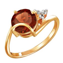 z1-8434 Кольцо с фианитами. Серебро 925.