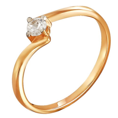 z1-8846 Кольцо с бриллиантом.Золото 585.