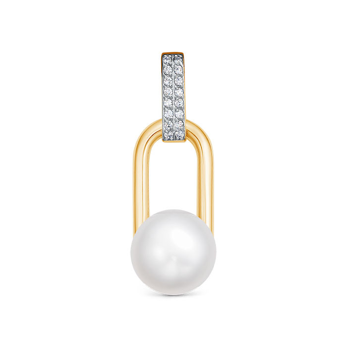 z3-11142 Подвеска с жемчугом. Золото 585. 