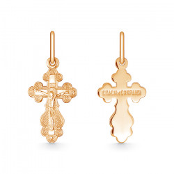 z3-8001 Православный крест. Золото 585.