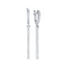 z 2-10239 Серьги с фианитами. Серебро 925. 