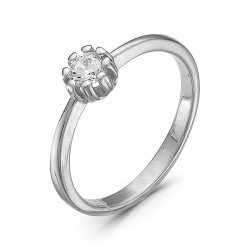 z1-8781 Кольцо с фианитами. Серебро 925.