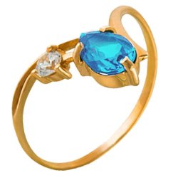 z1-101 Кольцо с фианитами. Серебро 925.