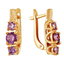 z2-8680 Серьги с фианитами. Серебро 925.