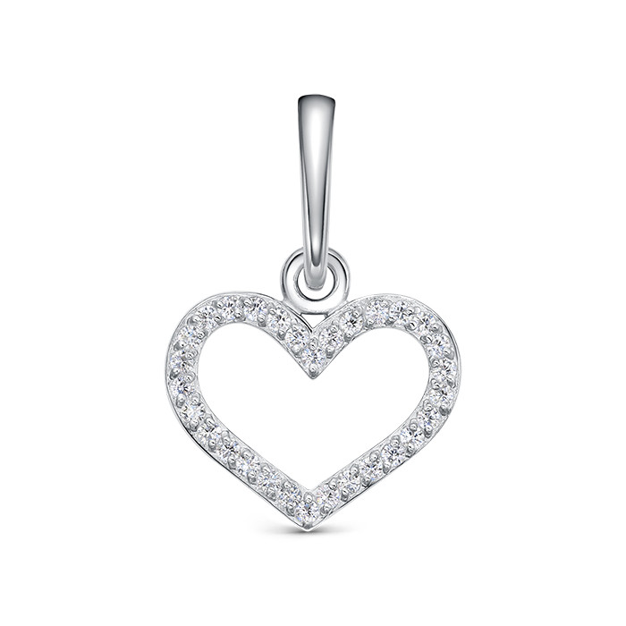 z3-7810 Подвеcка с фианитами. Серебро 925. 