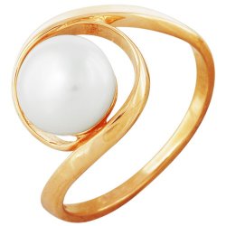 z1-5037 Кольцо с жемчугом. Золото 585.