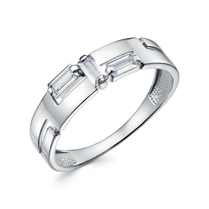 z1-11459 Кольцо с фианитами. Серебро 925. 