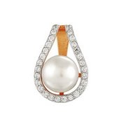 z3-8297 Подвеска с жемчугом. Золото 585. 