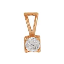 z3-7845 Подвеска с фианитами. Золото 585.