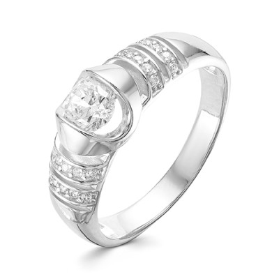 z1-9567 Кольцо с фианитами. Серебро 925.