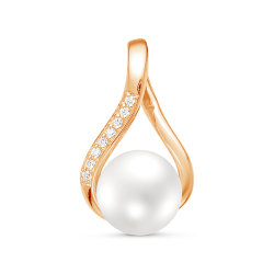 z3-9623 Подвеска с жемчугом. Золото 585.