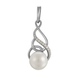 z3-8622 Подвеска с жемчугом. Серебро 925.