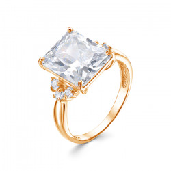 z1-10703 Кольцо с фианитами. Золото 585.