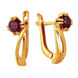 z2-8675 Серьги с фианитами. Серебро 925.