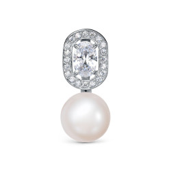 z3-11480 Подвеска с жемчугом. Серебро 925.