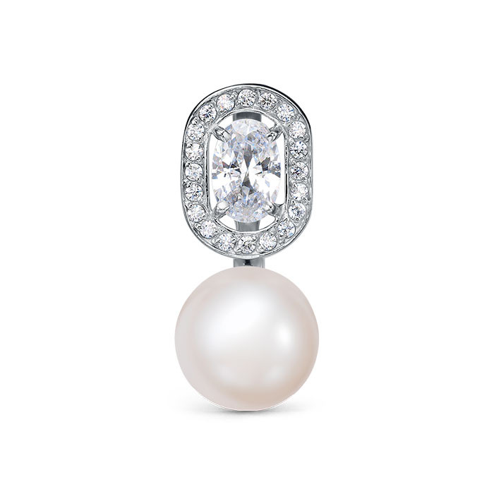 z3-11480 Подвеска с жемчугом. Серебро 925. 