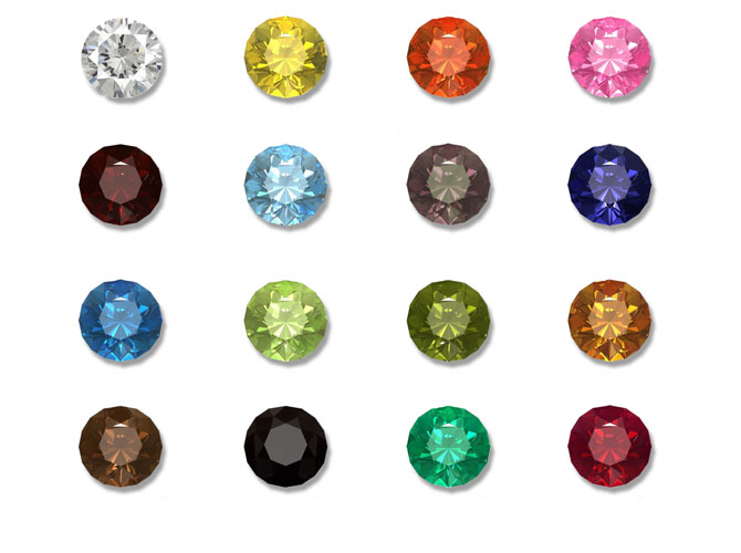 Цвета фианитов